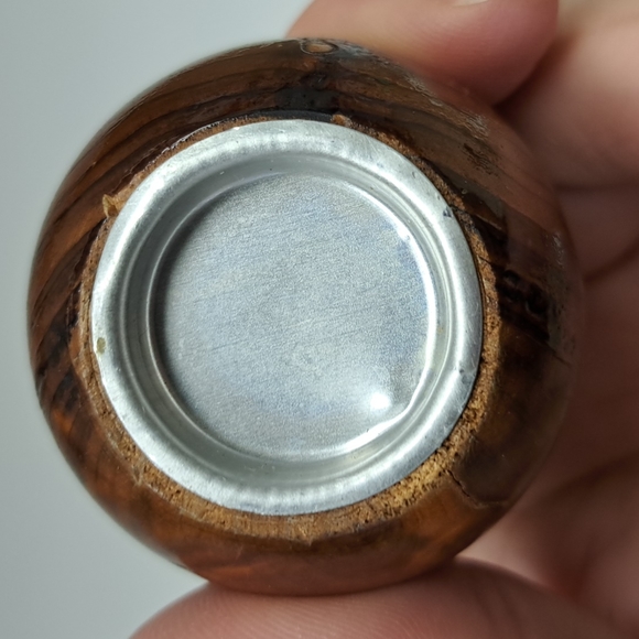 Vintage wood bowling pin and ball salt and pepper set - Picture 7 of 9